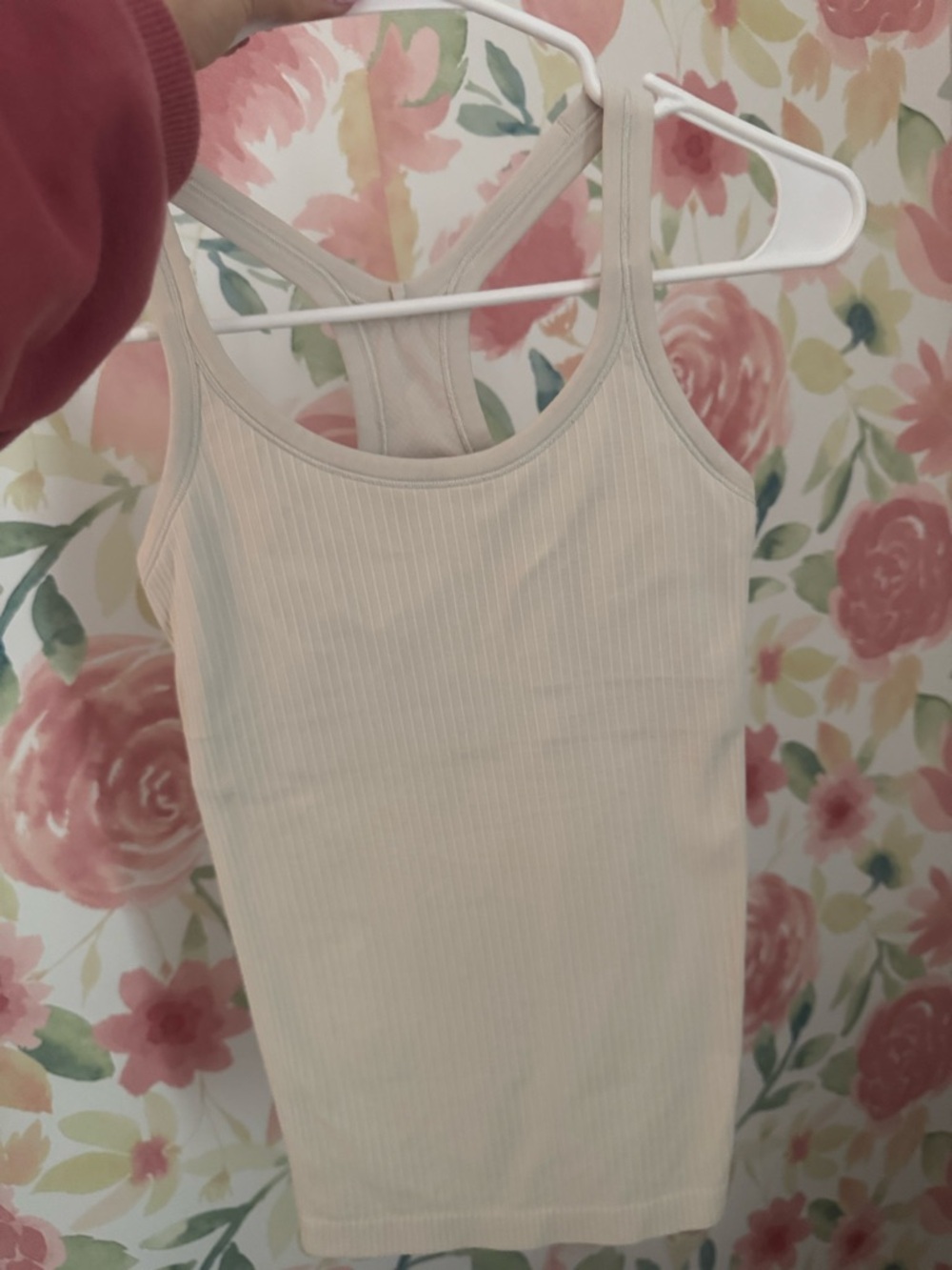 lululemon athletica Ribbed Tank Top in Cream